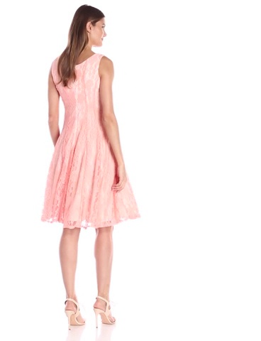 Price:$33.55    Julian Taylor Women's All Over Lace A-line Dress  Clothing