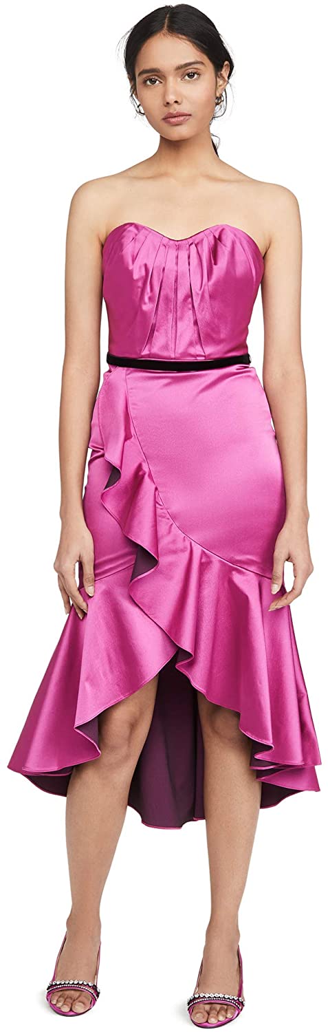 Price:$267.99    Marchesa Notte Women's Strapless Draped Sweetheart Cocktail Dress  Clothing
