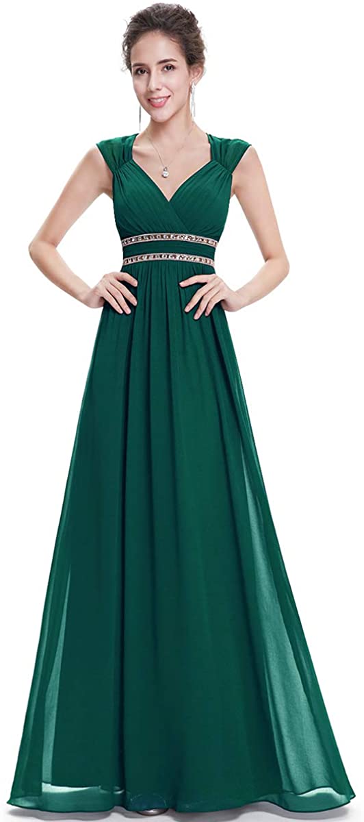Price:$52.99 Alisapan Womens Elegant Chiffon Long Formal Evening Prom Bridesmaid Dresses 8697 at Amazon Women’s Clothing store