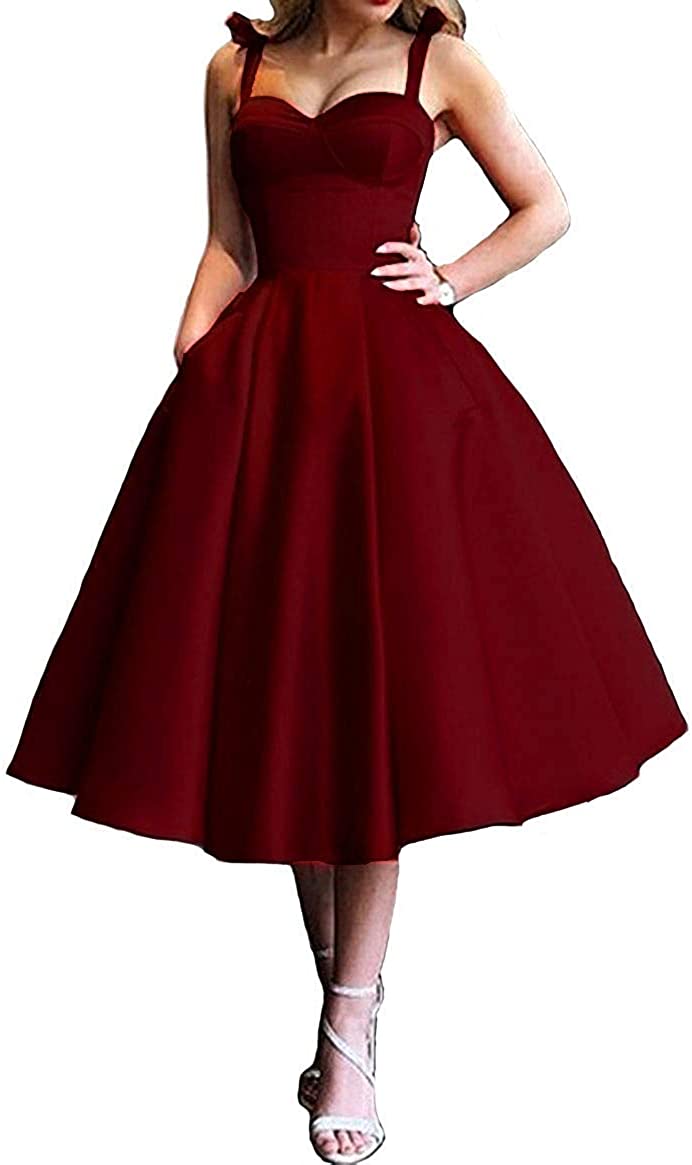 Price:$0.00    Martha Lia Women's Straps Homecoming Prom Dresses with Pockets Princess Party Evening Gowns  Clothing