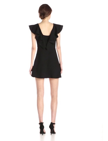 Price:$29.99 BCBGeneration Women's Sleeveless Ruffle Back Dress at Amazon Women’s Clothing store