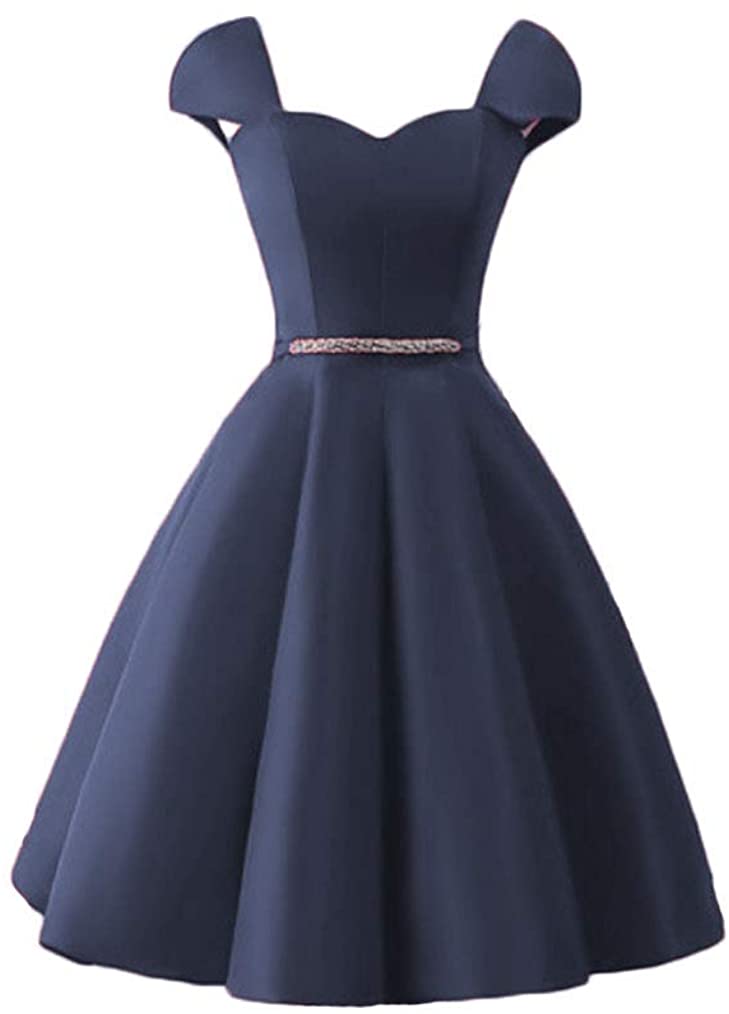 Price:$58.00    Clothfun Women's Short Cap Sleeve Homecoming Dresses Prom Cocktail Gown 038  Clothing