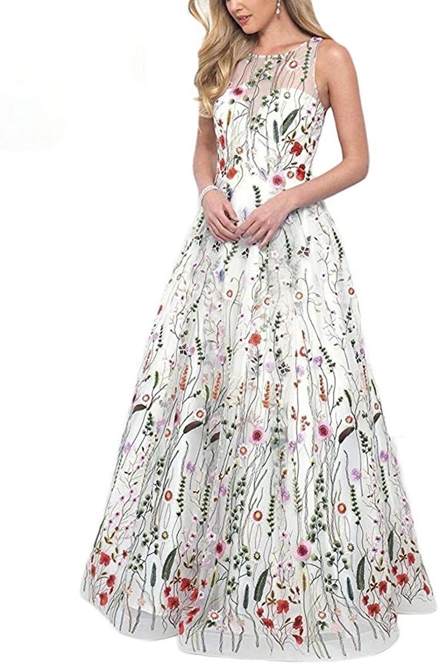 Price:$89.99    Ethel Women's Back Embroidery Long Sleeves Evening Dresses  Clothing