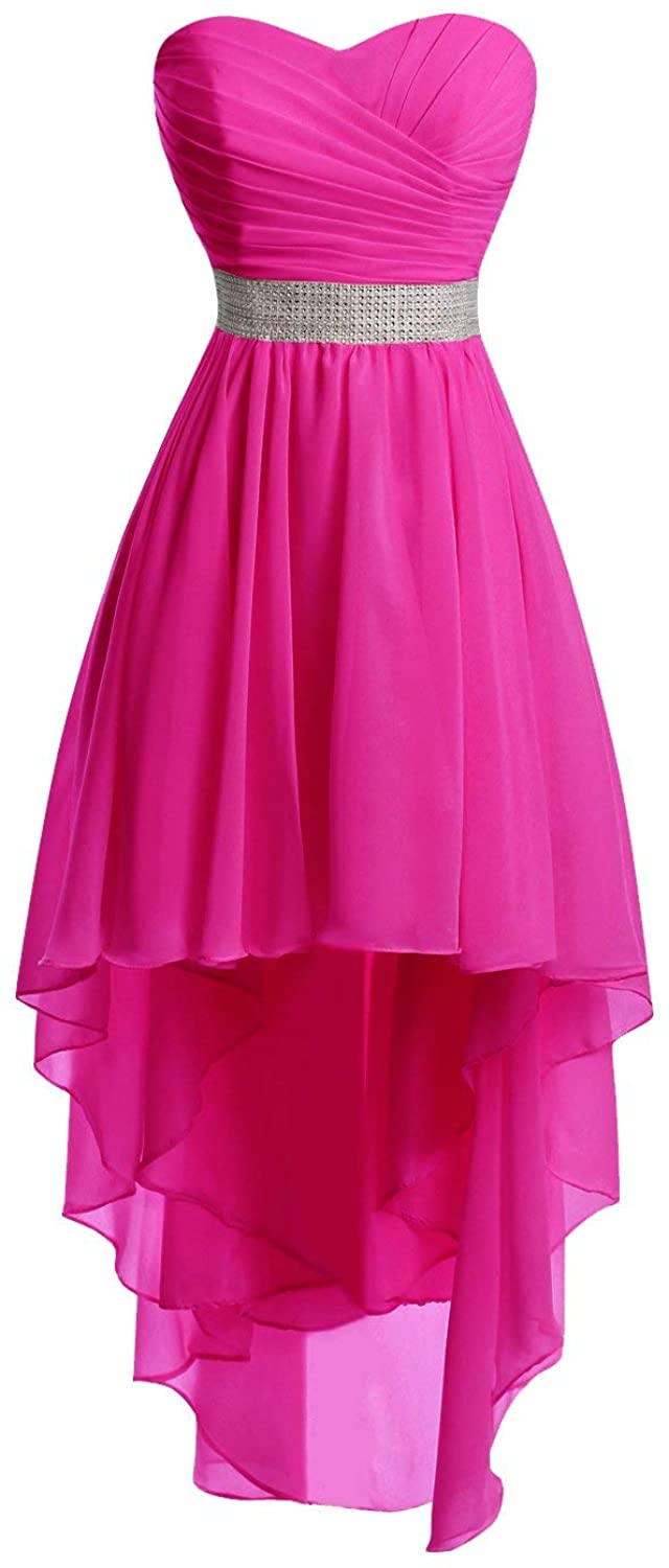 Price:$56.99    Chengzhong Sun Women's High Low Lace Up Prom Party Homecoming Dresses  Clothing