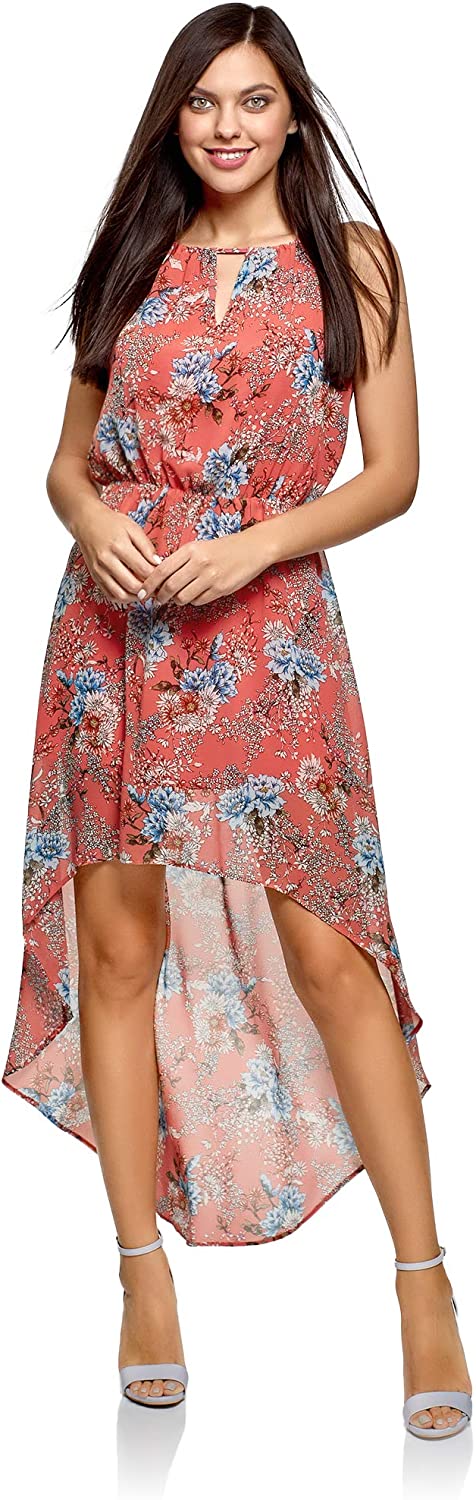 Price:$24.70    oodji Ultra Women's Lightweight Asymmetric Hem Dress  Clothing