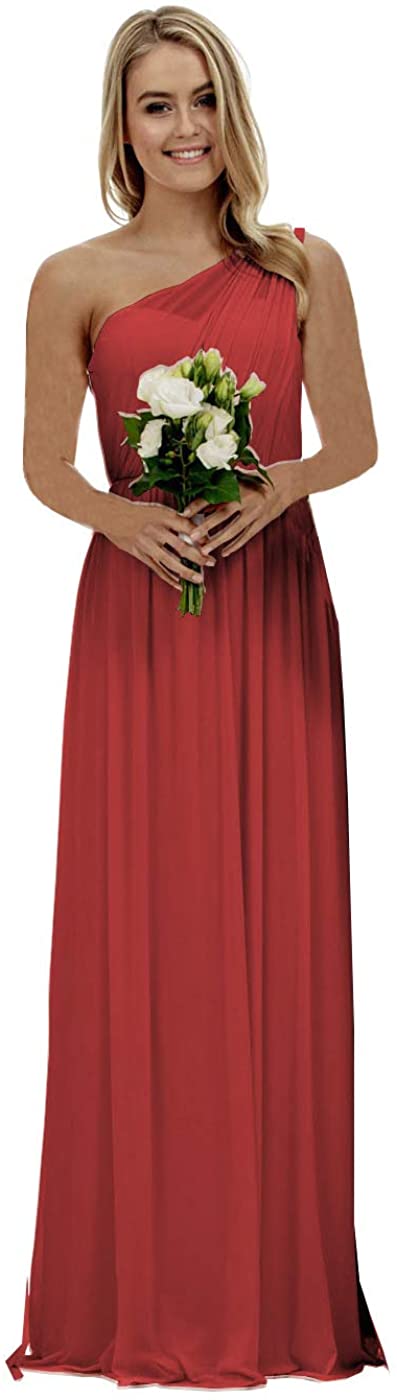 Price:$8.99    YORFORMALS Women's Sleeveless A-line Chiffon Bridesmaid Dress Long Evening Party Gown  Clothing