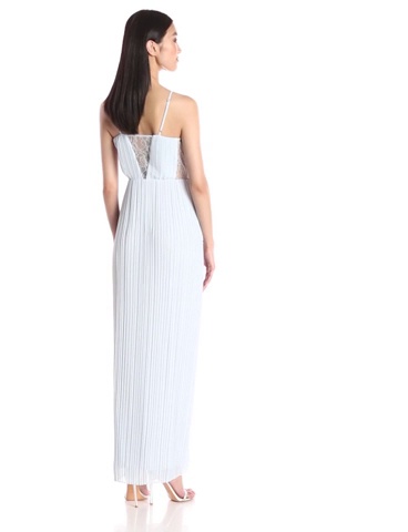 Price:$189.03    BCBGeneration Women's Pleated Strap Gown  Clothing