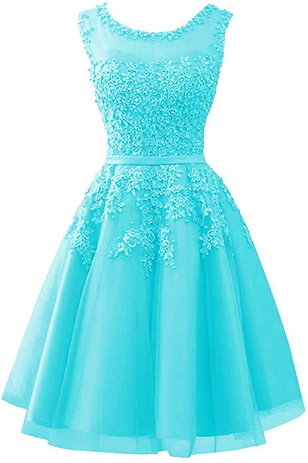 Price:$0.00 BRL MALL Womens Tulle Short Junior Homecoming Dress Lace Evening Gowns Brl19 at Amazon Women’s Clothing store