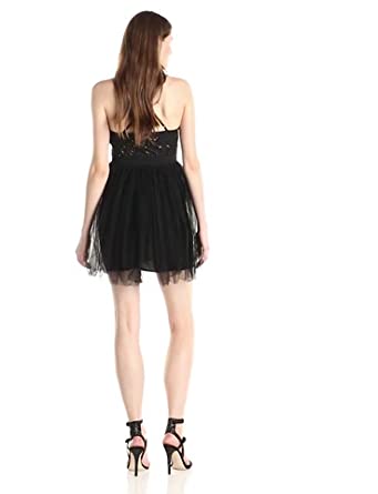 Price:$83.81    BCBGeneration Women's Lace-Bodice Dress with Sequins and Tulle  Clothing
