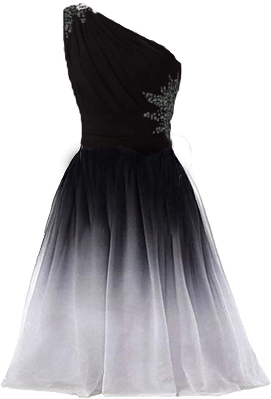 Price:$59.00    FWVR Ombre Short Prom Dresses for Juniors Beaded Gradient Homecoming Party Dress 2020  Clothing