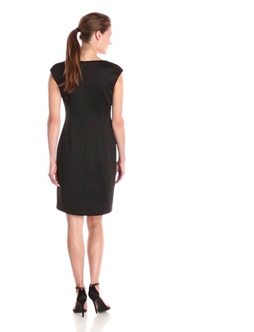 Price:$46.11    Connected Apparel Women's Cap Sleeve Lace Front Dress  Clothing