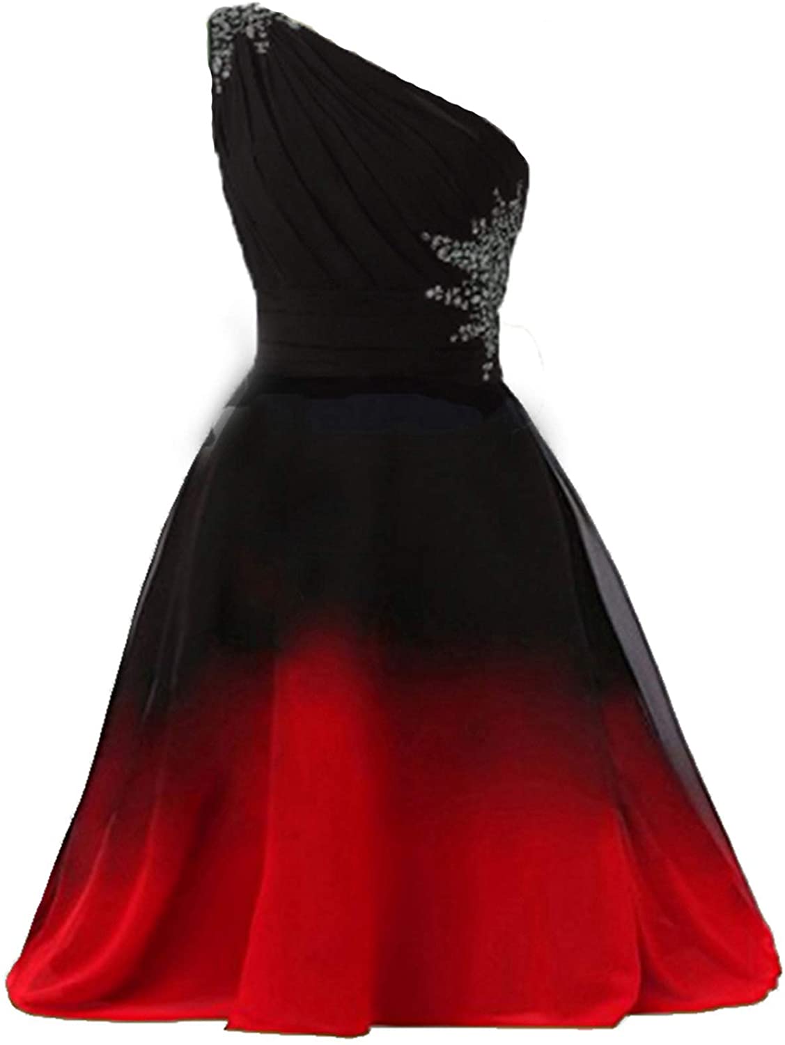 Price:$59.00    FWVR Ombre Short Prom Dresses for Juniors Beaded Gradient Homecoming Party Dress 2020  Clothing