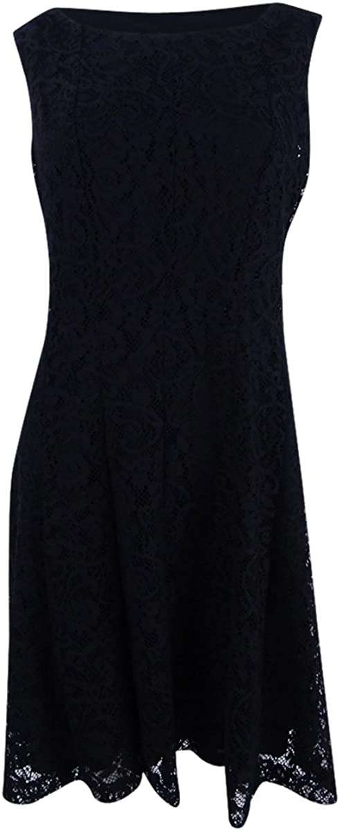 Price:$19.98 Connected Women's Sleeveless Lace A-Line Dress at Amazon Women’s Clothing store