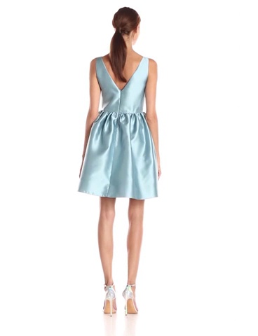Price:$159.33    Adrianna Papell Women's Sleeveless Beaded Waist Fit and Flare Party Dress, Frost, 8  Clothing
