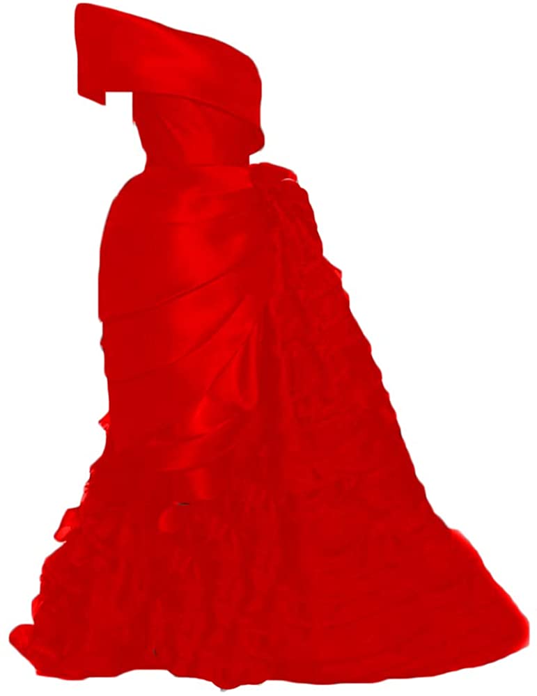 Price:$99.99    BanZhang Women's Evening Dress For Party Long Hi-Lo Ball Gown One Shoulder B146  Clothing
