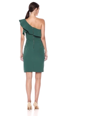 Price:$90.00    Bardot Women's Petite Ruffle Dress, Pastel, Large  Clothing