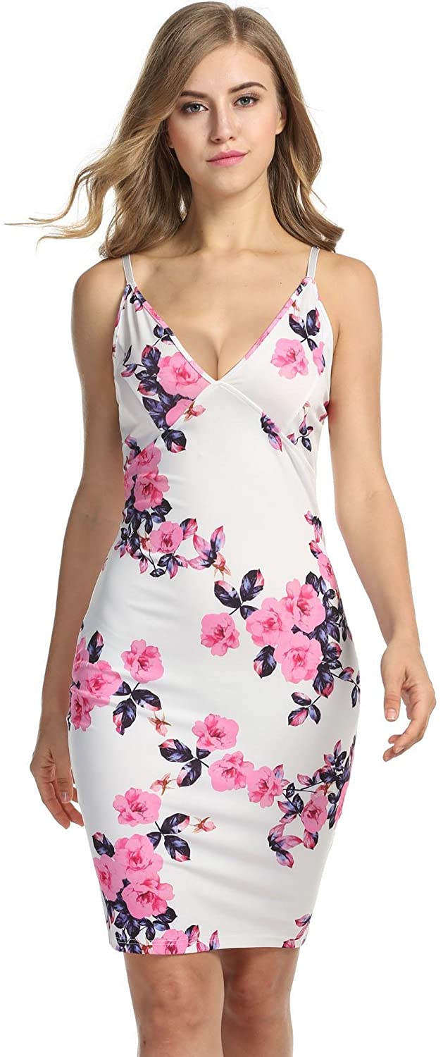Price:$8.99 Beyove Women's Classic Sweetheart Short Sleeve Slim Fit Sexy Party Midi Dress at Amazon Women’s Clothing store