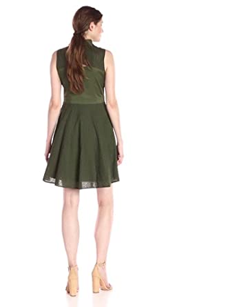 Price:$35.65    RACHEL Rachel Roy Women's Mix Media Shirtdress  Clothing