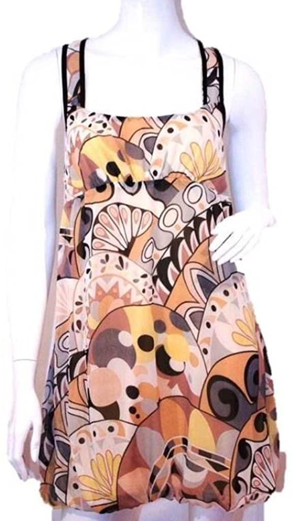 Price:$89.97    BCBG Women's Plates Racerback Bubble Dress, M  Clothing