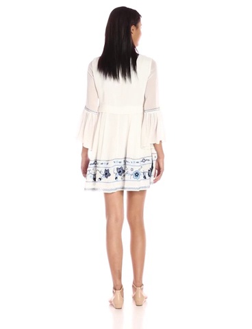 Price:$195.94    French Connection Women's Sunshine Bloom Long-Sleeve Dress  Clothing