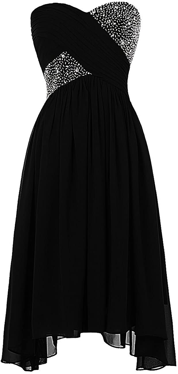 Price:$159.00    Anna's Bridal Women's Chiffon Bridesmaid Dresses Short Wedding Party Dress  Clothing