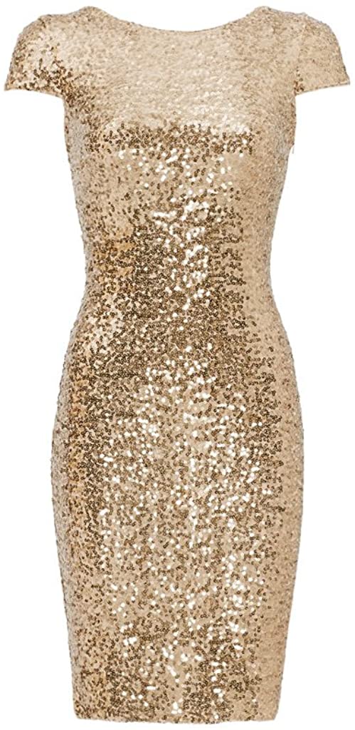 Price:$99.99 flowerry Women Sequin V Neck Prom Dresses Evening Formal Dresses at Amazon Women’s Clothing store