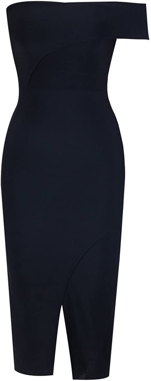 Price:$49.00 whoinshop Women 's Off Shoulder 1950s Retro Vintage Dress Short Sleeve Bodycon Pencil Dress at Amazon Women’s Clothing store