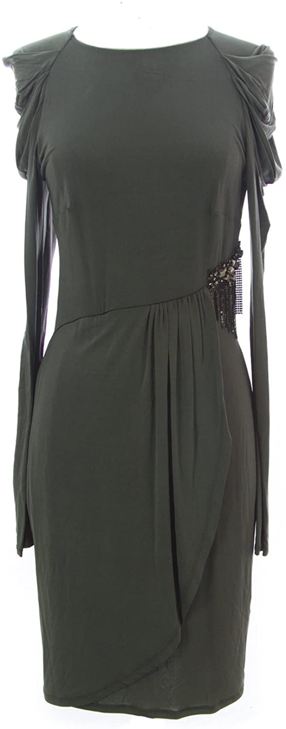 Price:$110.36 TILDE Women's Wrap Dress w/Brooch at Amazon Women’s Clothing store