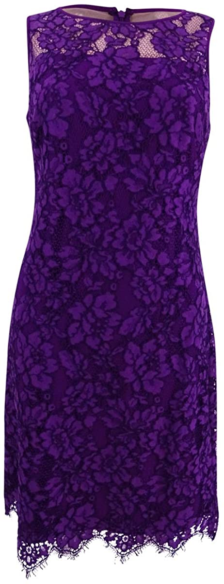 Price:$62.37 LAUREN RALPH LAUREN Womens Lace Sleeveless Cocktail Dress at Amazon Women’s Clothing store