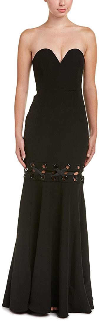 Price:$19.99 La Maison Talulah Womens Strapless Formal Evening Dress Black M at Amazon Women’s Clothing store