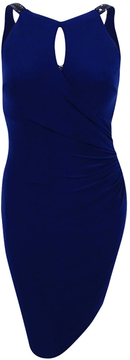 Price:$39.97    Lauren Ralph Lauren Women's Beaded-Neck Jersey Dress  Clothing