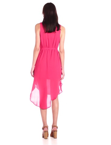Price:$24.99    BB Dakota Women's Alesha Viscose Button Front Shirt Dress, Coral, X-Small  Clothing