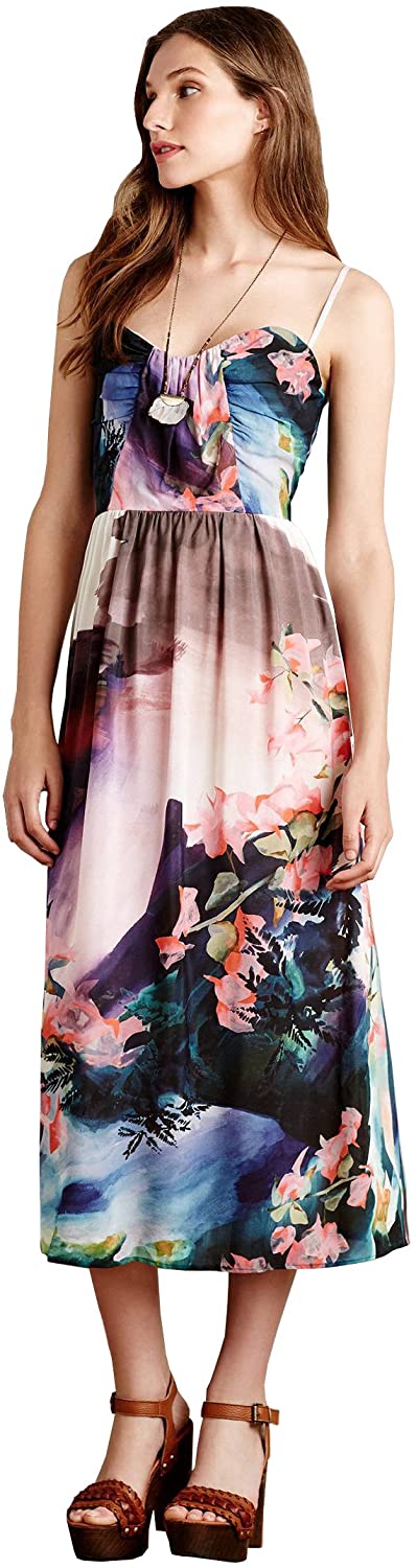 Price:$134.00    COREY Lynn Calter Daybreak Midi Floral Dress, 6  Clothing