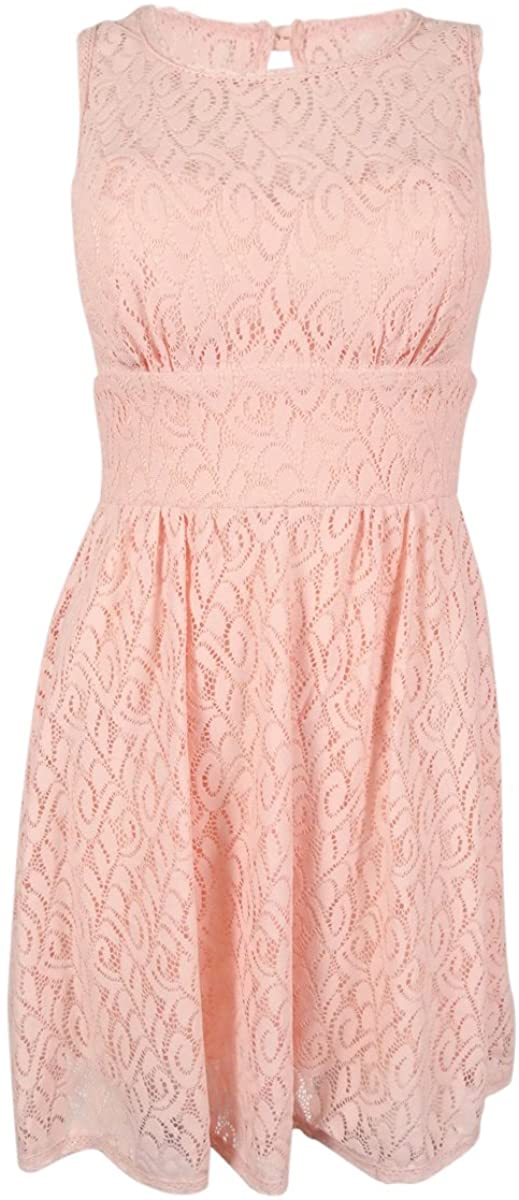 Price:$17.97    B Darlin Juniors' Lace A-Line Dress  Clothing