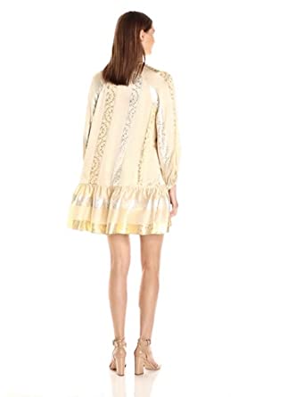 Price:$404.28    RACHEL ZOE Women's Roe Metallic Dress  Clothing