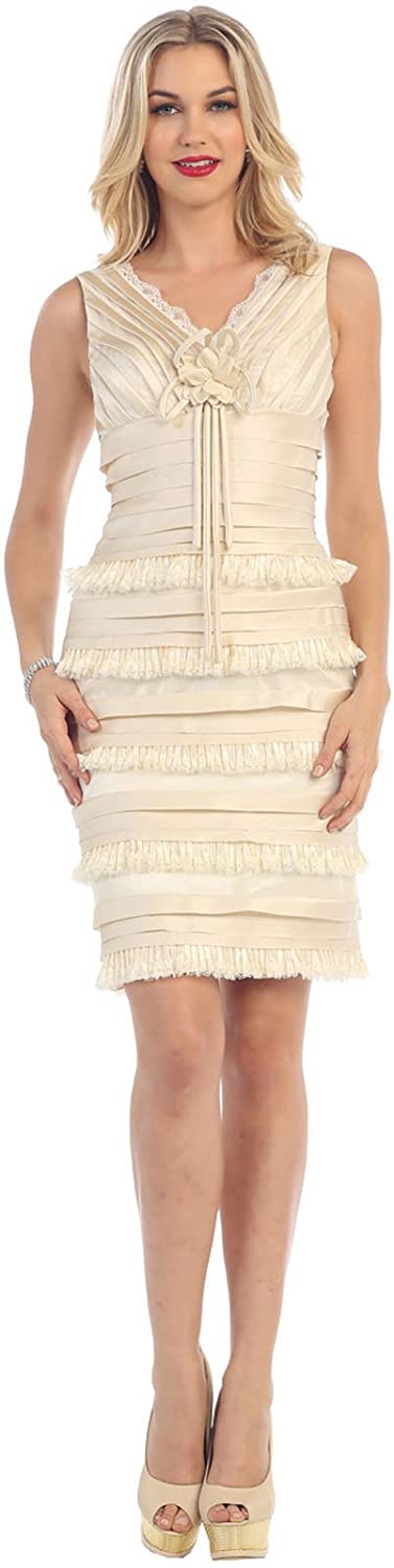 Price:$0.00    May Queen MQ681 Knee Lengh Cocktail Dress  Clothing