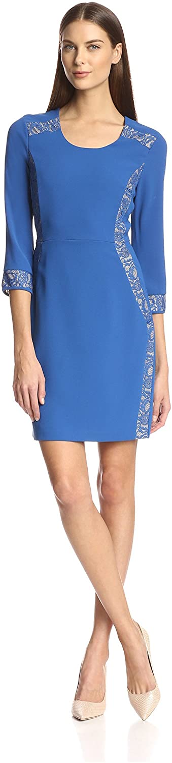 Price:$42.00    Marc New York Women's Fit-and-Flare Dress, True Blue, 10  Clothing