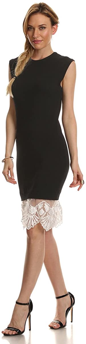 Price:$39.98    Lace Trimmed Hem Soft & Sweet Dress  Clothing