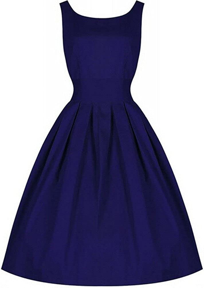 Price:$10.48    Women 1950's Floral Spring Garden Party Picnic Dress Party Cocktail Blue Dress XXL  Clothing
