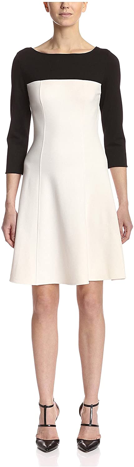 Price:$79.14    Natori Women's Color-Block Elbow Sleeve Dress  Clothing