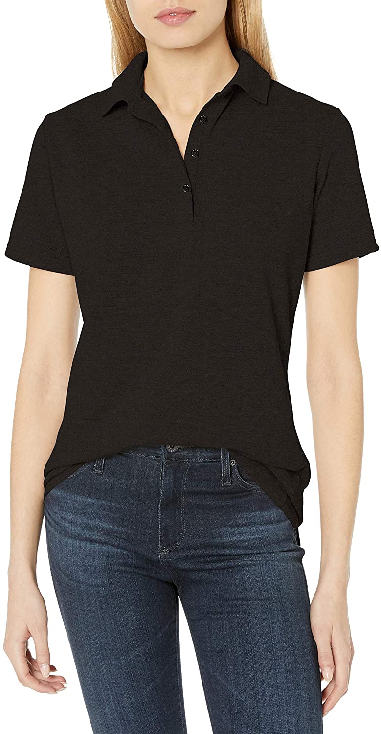 Price:$10.91 Hanes Women's X-Temp Polo with FreshIQ at Amazon Women’s Clothing store