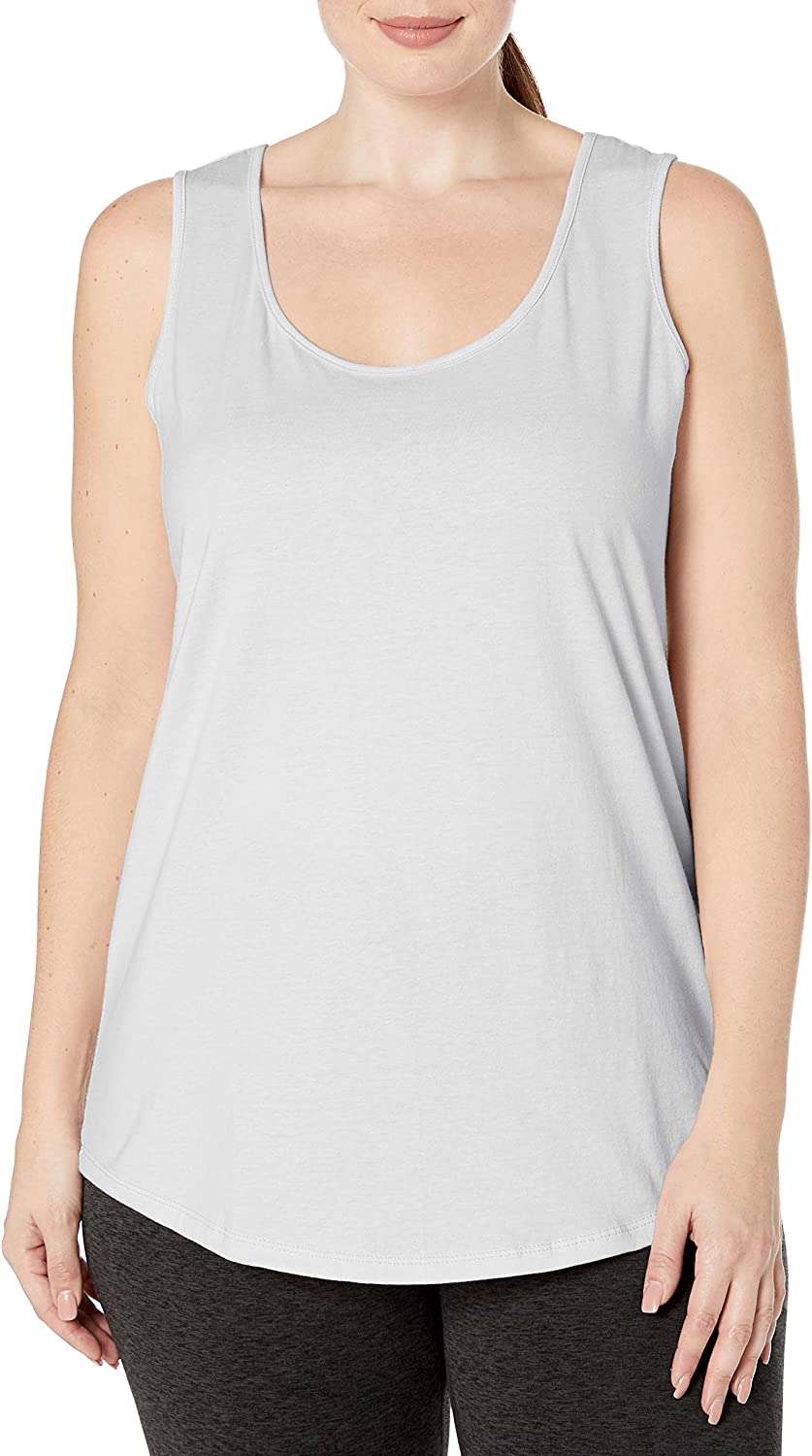 Price:$6.00 Just My Size Women's Plus-Size Shirt-Tail Tank Top at Amazon Women’s Clothing store