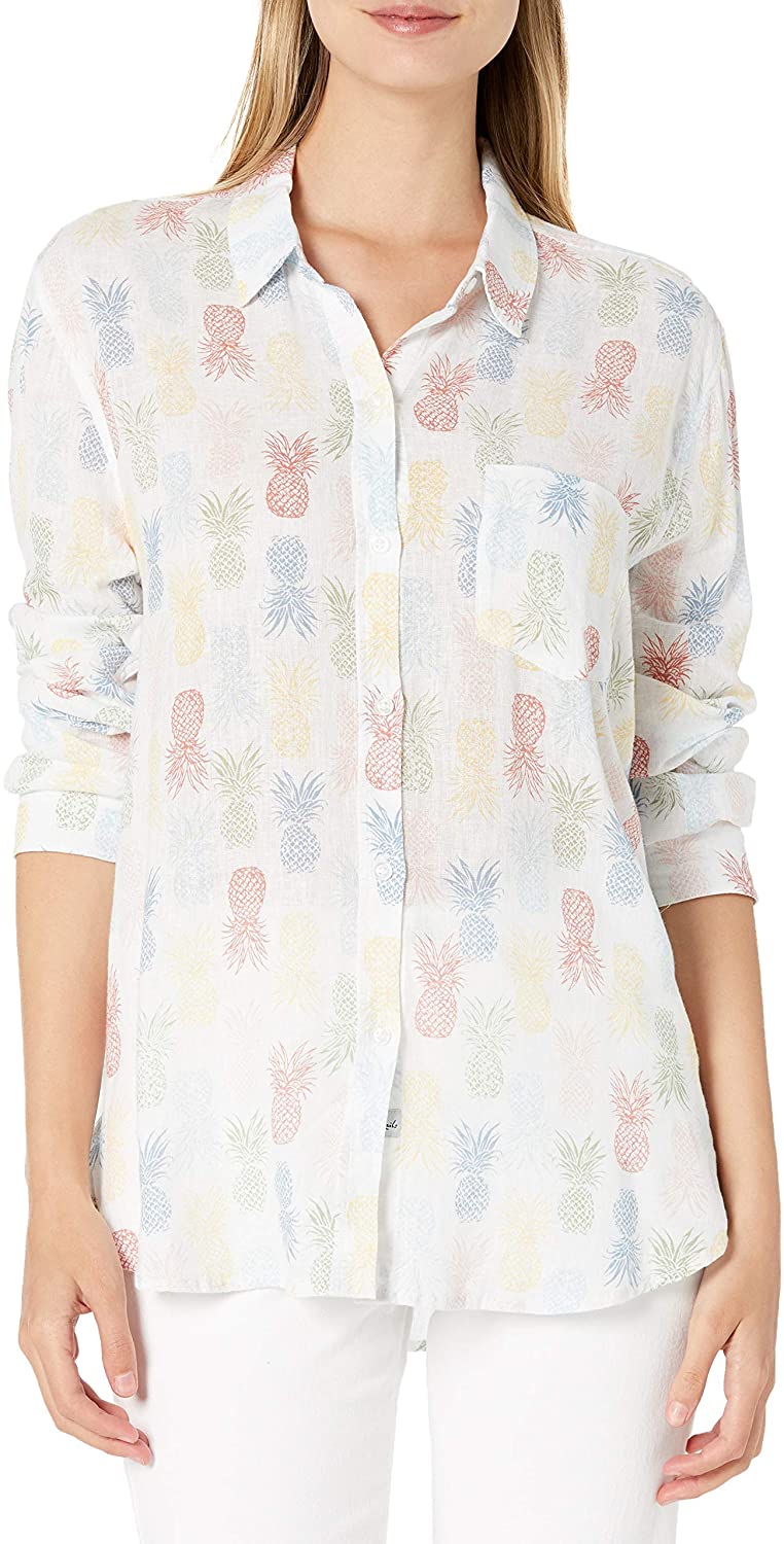 Price:$134.67    Rails Womens Charli Rainbow Pinas L/S Button Down Top_Woven  Clothing