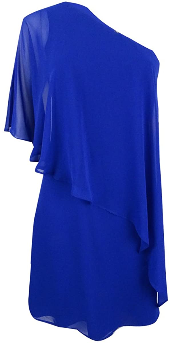 Price:$35.98    Vince Camuto Women's Chiffon One Shoulder Float Dress  Clothing