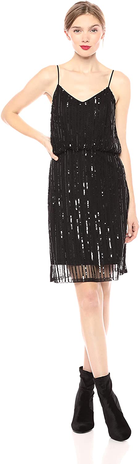 Price:$21.59    French Connection Women's All Over Sequin Dresses  Clothing