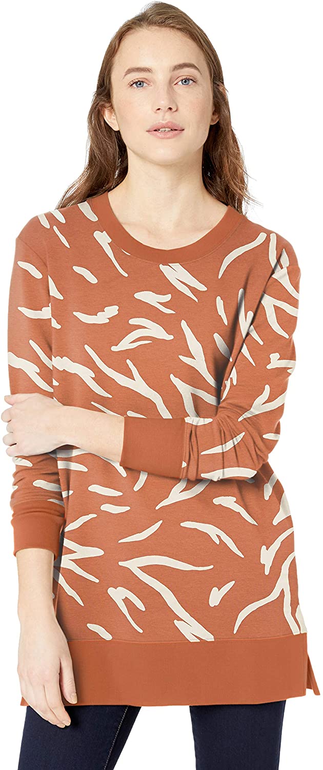 Price:$10.67    Amazon Brand - Daily Ritual Women's Terry Cotton and Modal Side-Vent Tunic  Clothing