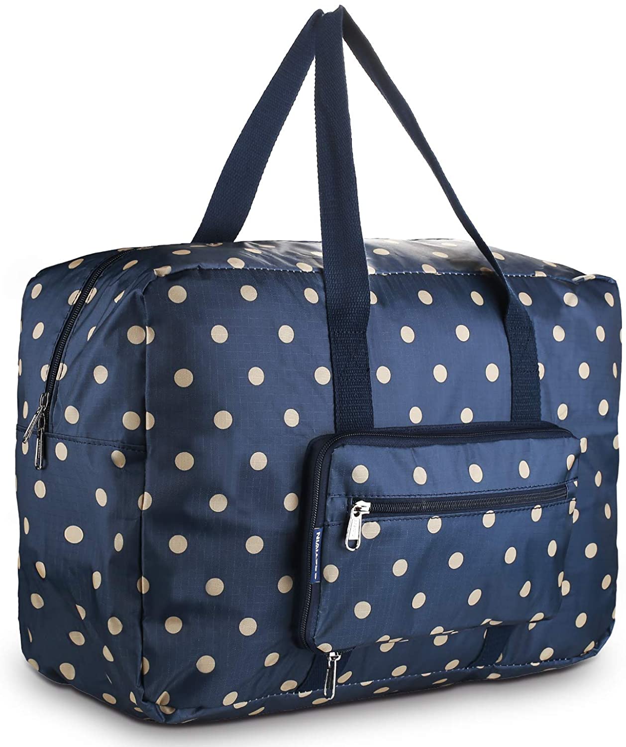Price:$16.99   | Foldable Duffel Bag for Travel Luggage Flight Lady Girls Cute Carry On Weekend Tote Bag (Dream Blue) | Sports Duffels