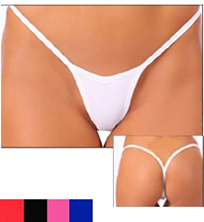 Price:$0.00    Hot and Sexy Stripper Pole Dancer Thin V Thong - ONE Size White  Fashion Swimsuit Bottoms Separates  Clothing