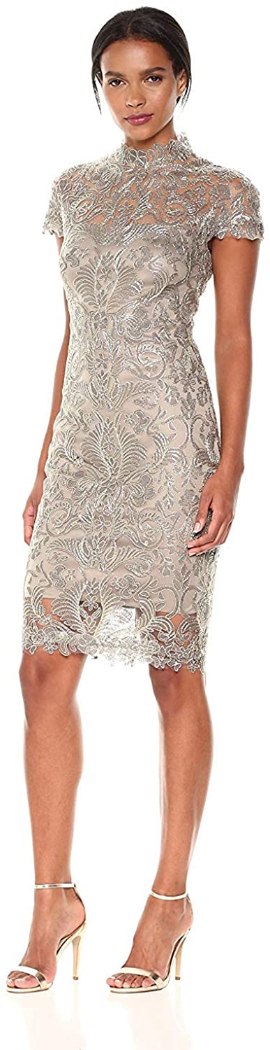 Price:$210.15    Tadashi Shoji Women's Corded Lace Cap-Sleeve Dress  Clothing