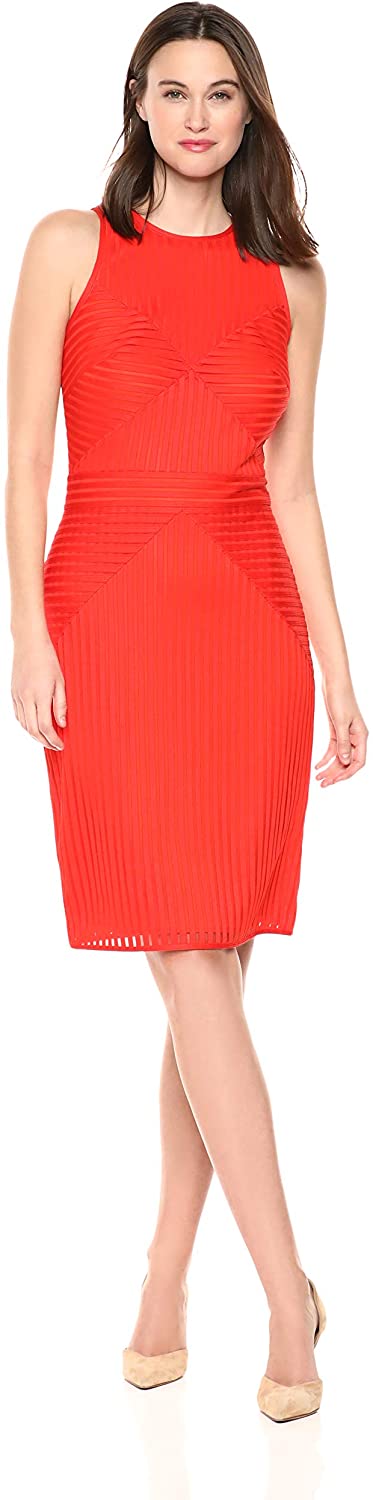 Price:$107.09    Tadashi Shoji Women's Slvless Corded Mesh Dress  Clothing